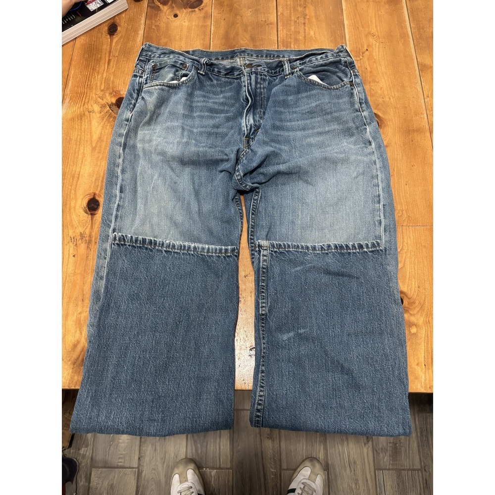 Levi's 569 Men's Relaxed Straight Fit Jeans W36 L36 Mid Wash Denim Blue